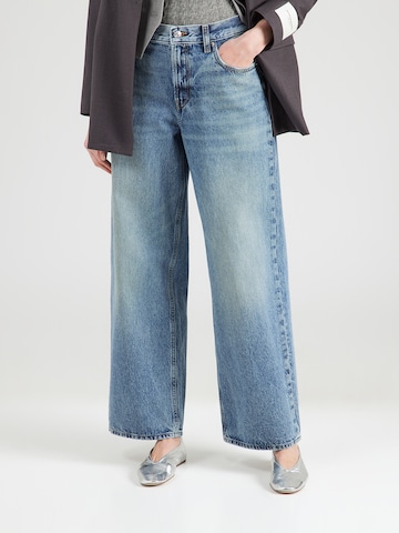 Calvin Klein Jeans Baggy Džíny – modrá: přední strana