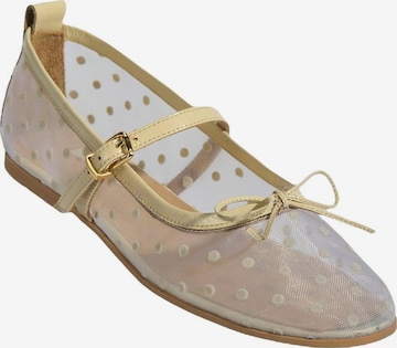 Desa - Bailarina 'Ballettschuhe' en blanco: frente
