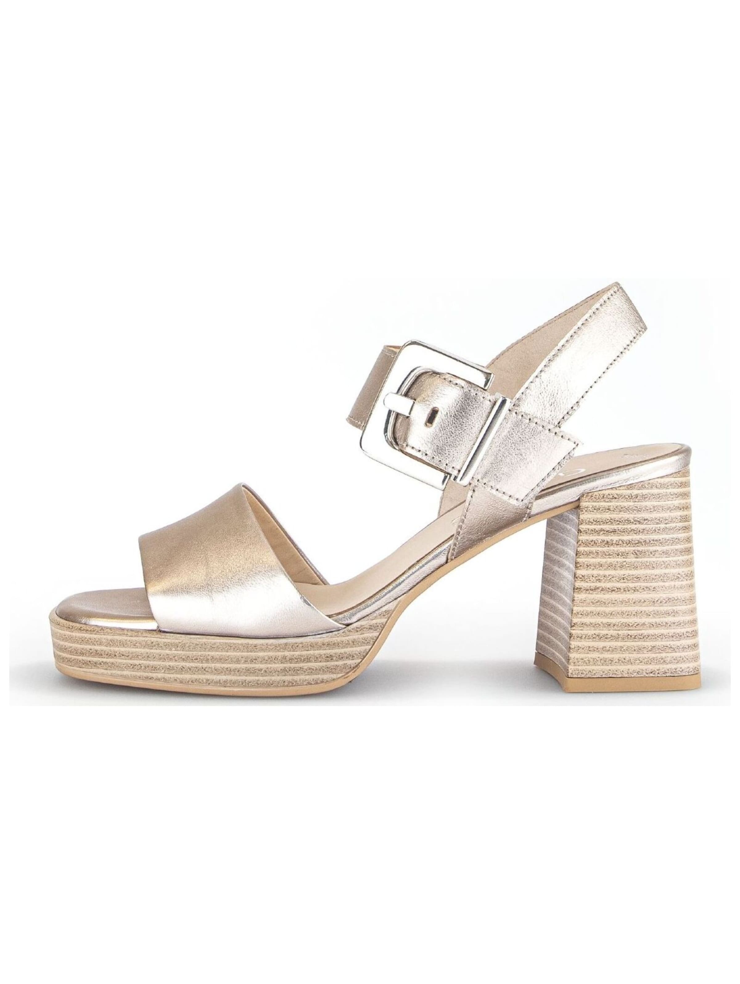 GABOR Sandale in Gold