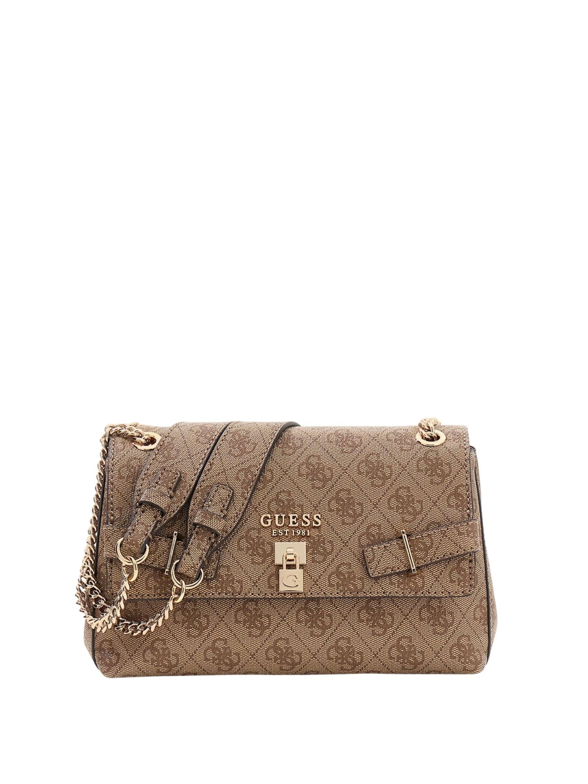 GUESS Skuldertaske 'Guess Sac Bandoulière Handbag Latte Logo SG783321' i brun, Produktvisning