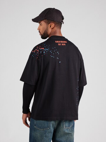 Carlo Colucci Shirt 'Dobermann' in Zwart