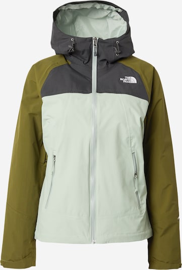 Giacca per outdoor 'STRATOS' THE NORTH FACE di colore grigio / verde / nero, Visualizzazione prodotti