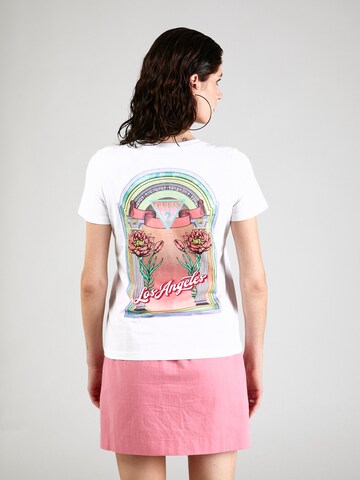 GUESS Shirt 'LOS ANGELES' in White