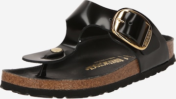 BIRKENSTOCKJapanke 'Gizeh LENA' - crna boja: prednji dio