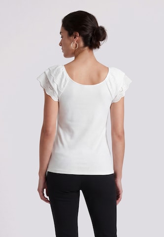 usha BLACK LABEL Bluse in Weiß