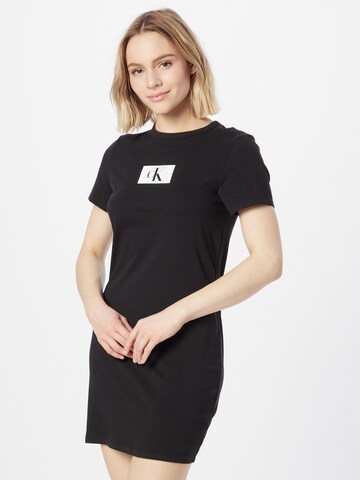 Calvin Klein Underwear Ночная рубашка в Черный: спереди