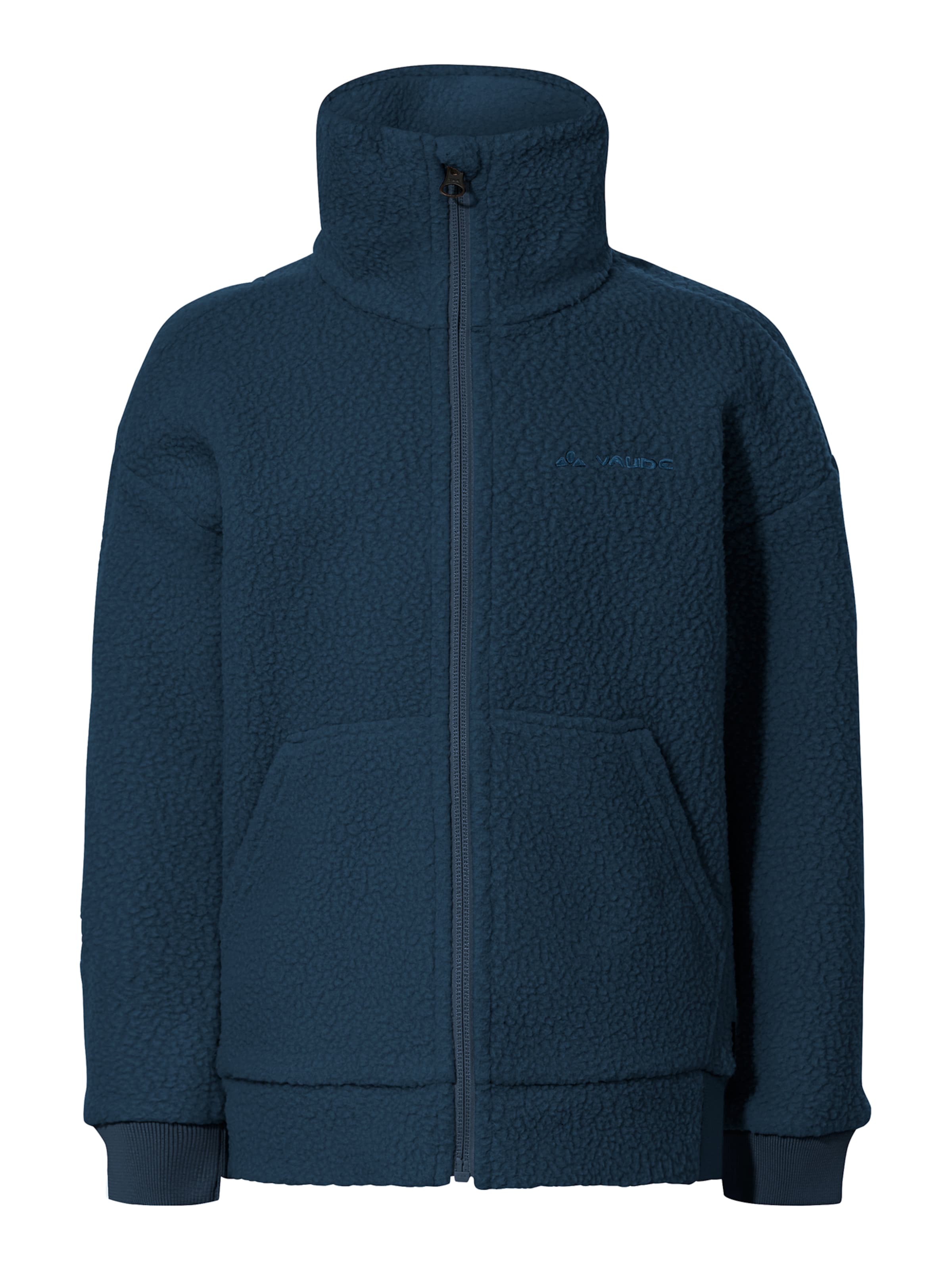 VAUDE Athletic fleece jacket 'Manukau' in Blue: front