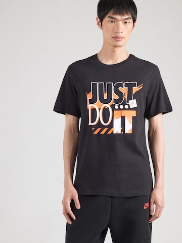 Nike Sportswear Majica | črna barva: sprednja stran