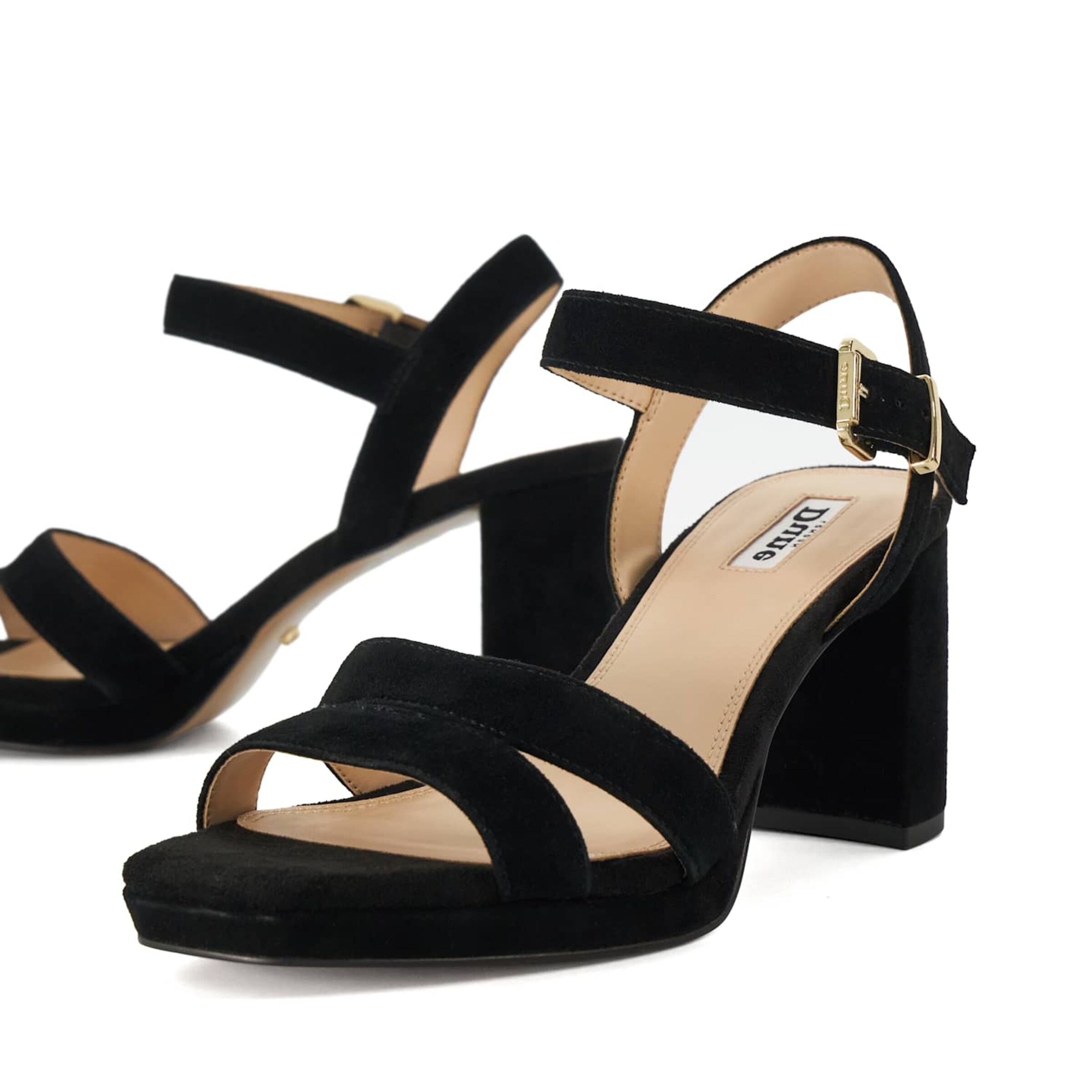 Sandales à lanières 'Manifesting' Dune LONDON en noir