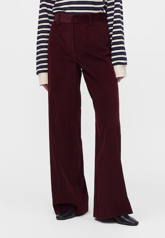 Weekend Max Mara Loosefit Housut 'TANIA' värissä punainen: etupuoli