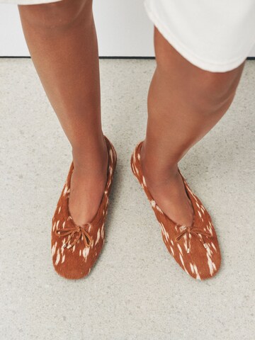 Ballerina 'Forever Comfort' di Next in marrone