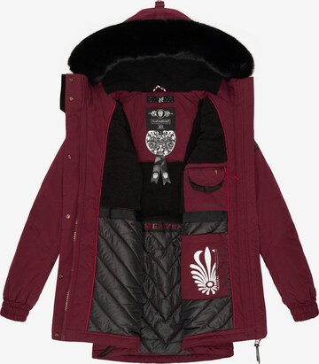 Parka d’hiver NAVAHOO en rouge