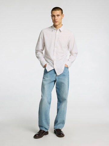 Coupe slim Chemise SELECTED HOMME en beige