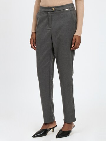 Influencer Tapered Pants in Grey: front
