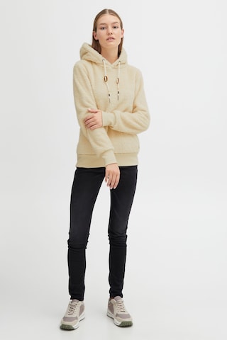 Oxmo Kapuzensweatshirt in Beige