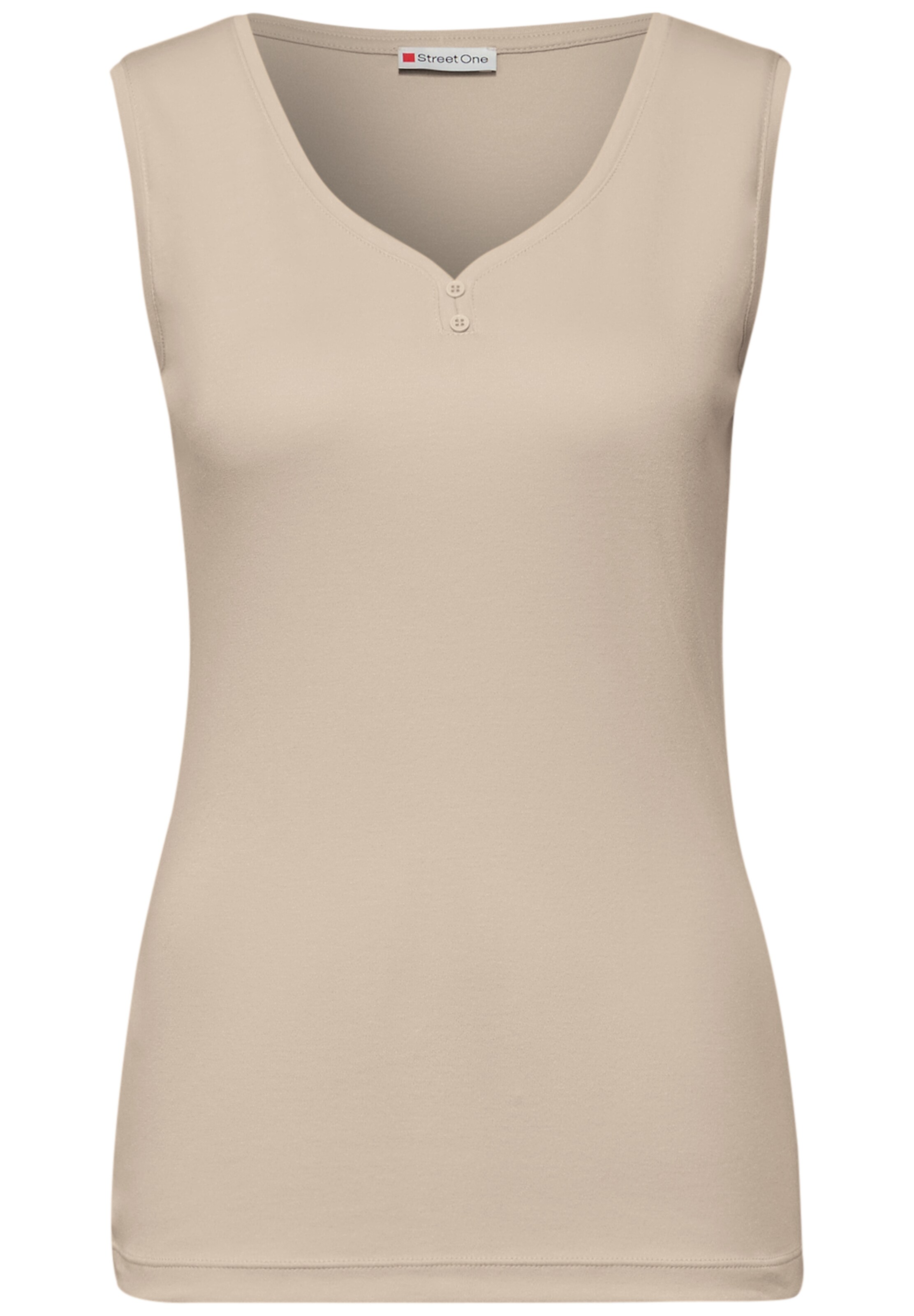 STREET ONE Top in Beige: front