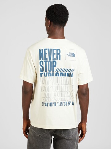 THE NORTH FACE - Camiseta 'COORDINATES' en blanco: frente