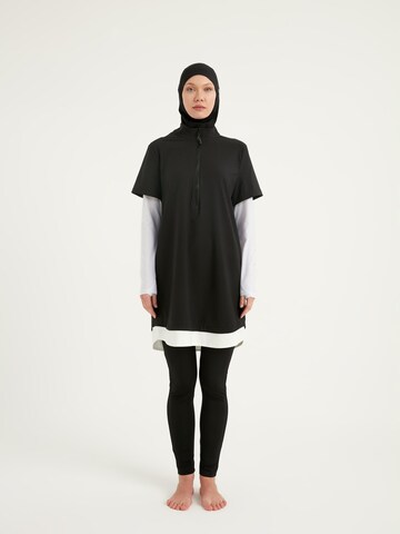 MARINA High neck Baddräkt i svart: framsida