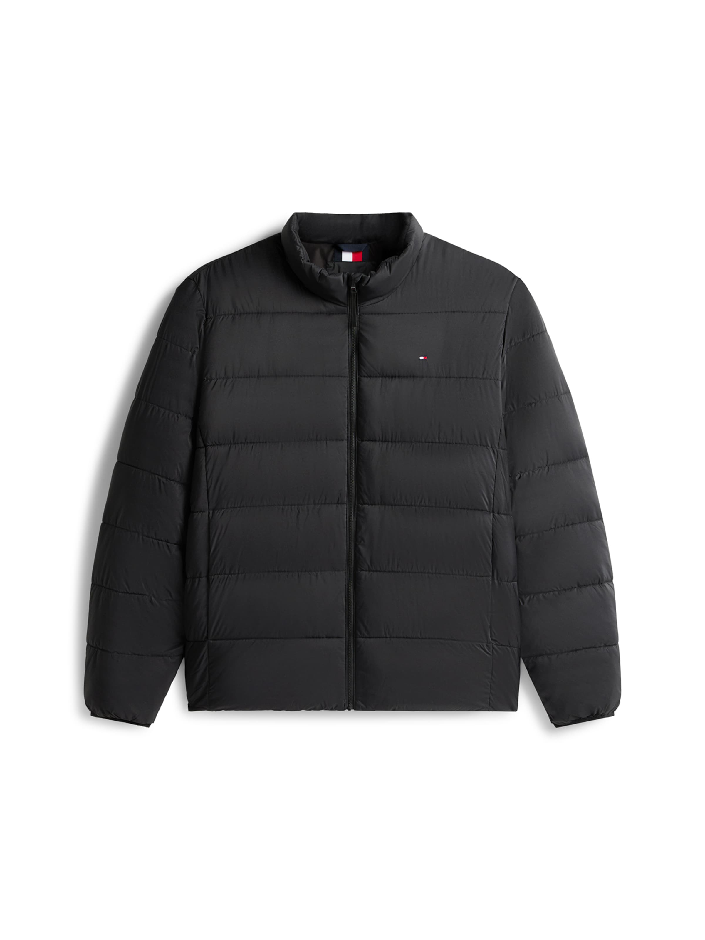 Giacca di mezza stagione di Tommy Hilfiger Big & Tall in nero: frontale