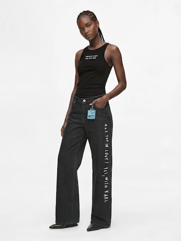 KARL LAGERFELD JEANS Top ' KLJ X Pietro Terzini Tanktop ' – černá