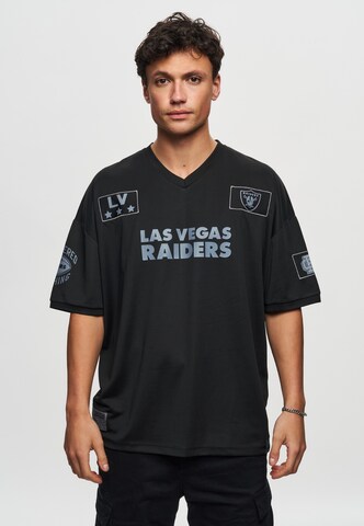 Recovered Shirt 'NFL Raiders LV 20 Oversized' in Black: front