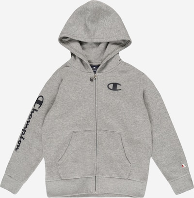 Champion Authentic Athletic Apparel Veste de survêtement en gris chiné / noir, Vue avec produit
