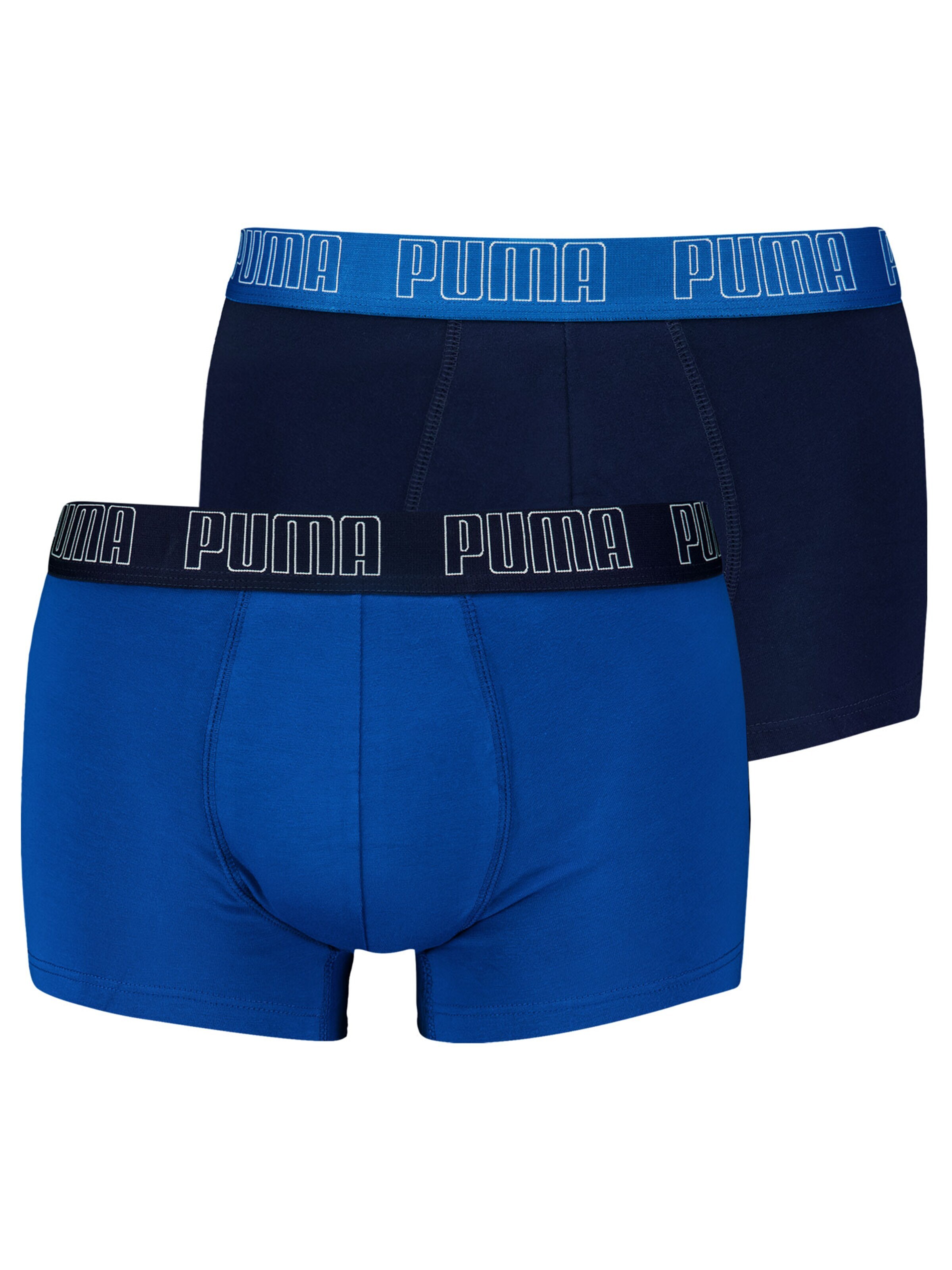 PUMA Boxershorts '2er Pack Everyday Basic Trunks'‌‌‌‌‌‌‌‌‌ in Blau: Vorderseite