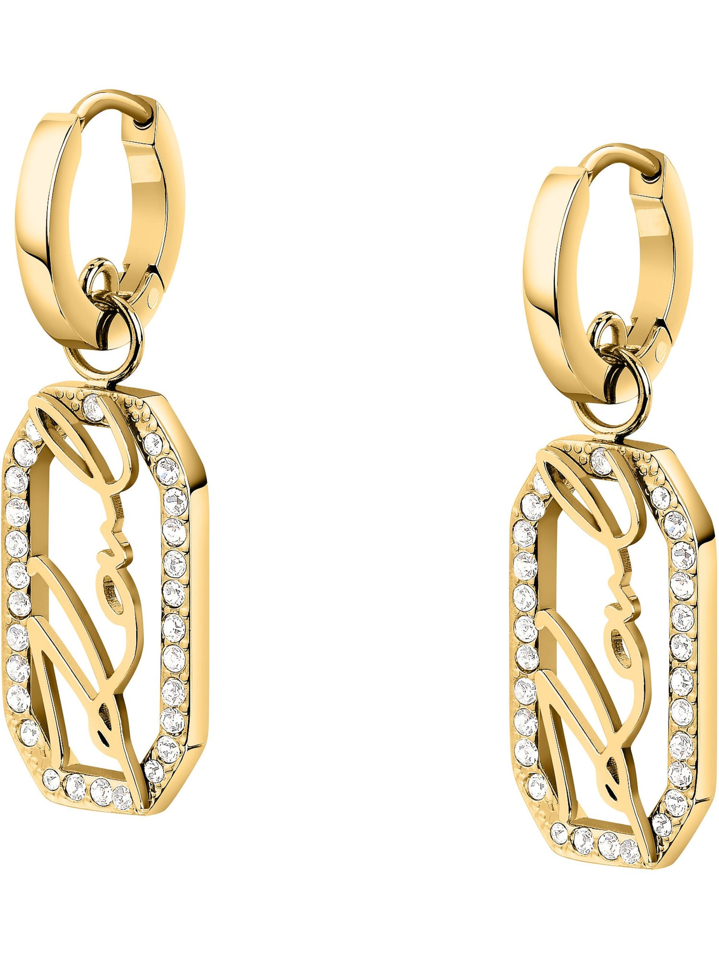 Karl Lagerfeld Earrings in Yellow: front