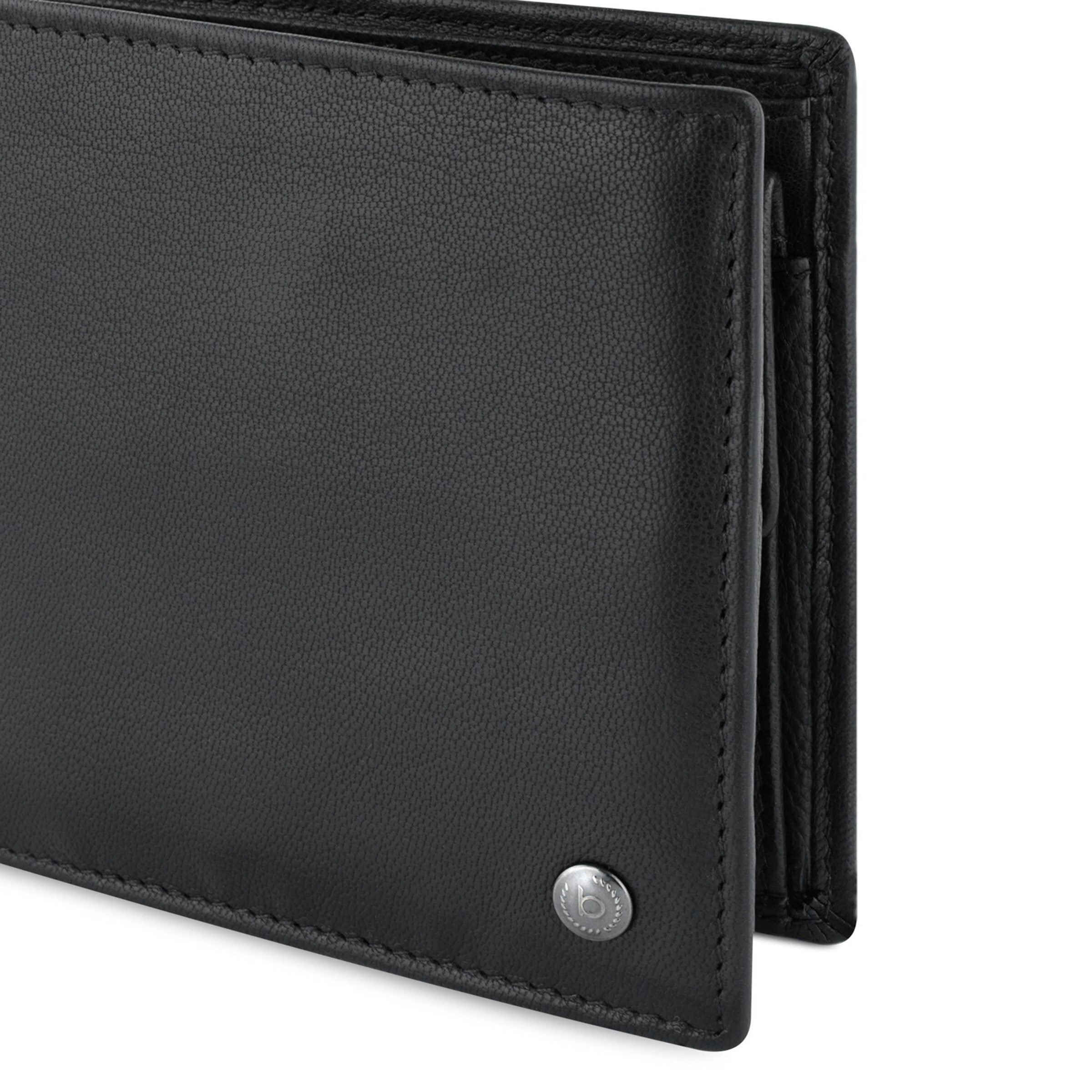 Porte-monnaies 'Black Magic' bugatti en noir