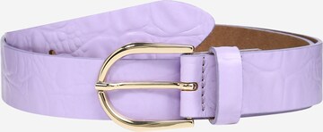 Ceinture VANZETTI en violet : devant