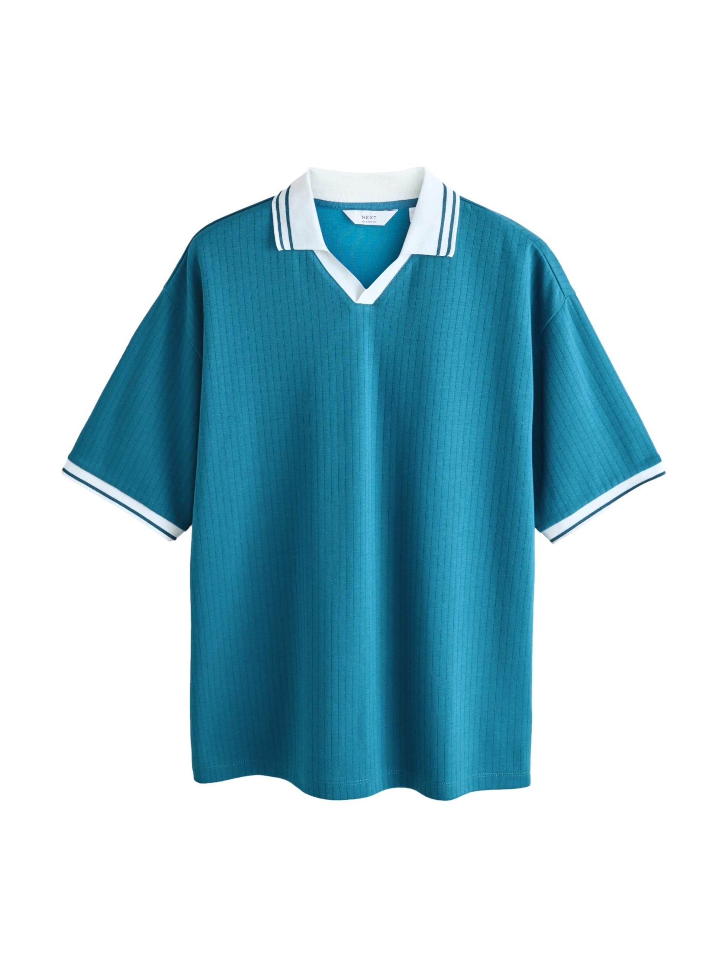 T-Shirt Next en bleu : devant