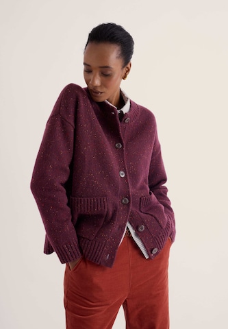 Cardigan 'Harbour Sands' Seasalt Cornwall en violet
