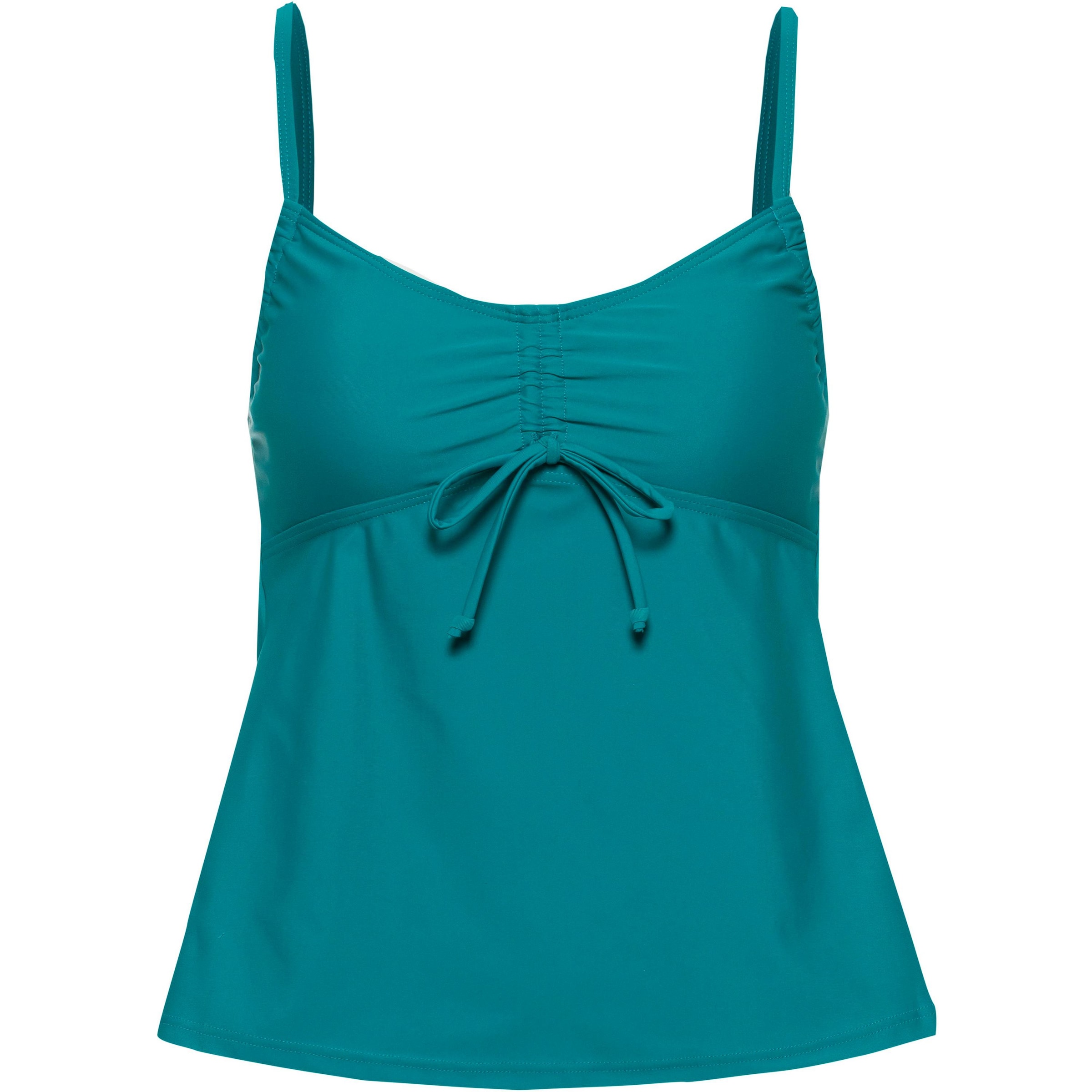 MAUI WOWIE Athletic Bikini Top in Green: front