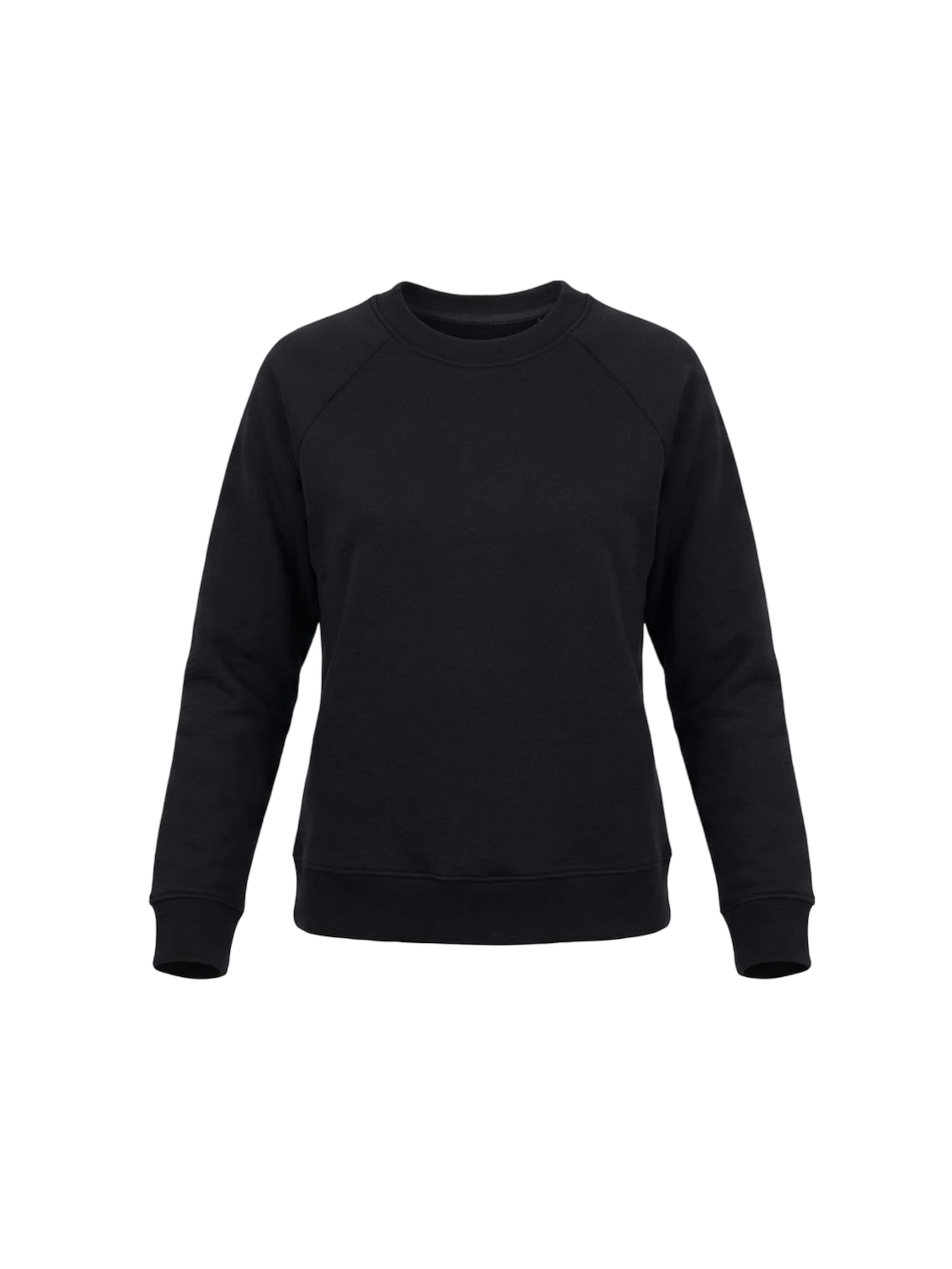 Peter Jo Sweatshirt in Zwart: voorkant