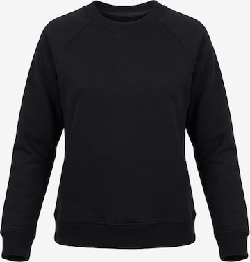 Sweat-shirt Peter Jo en noir : devant