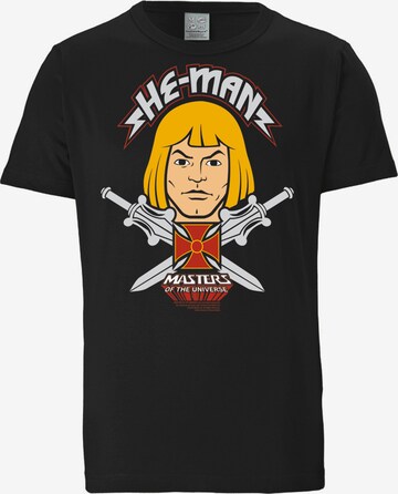 LOGOSHIRT Shirt 'He-Man - Face' in Gemengde kleuren: voorkant