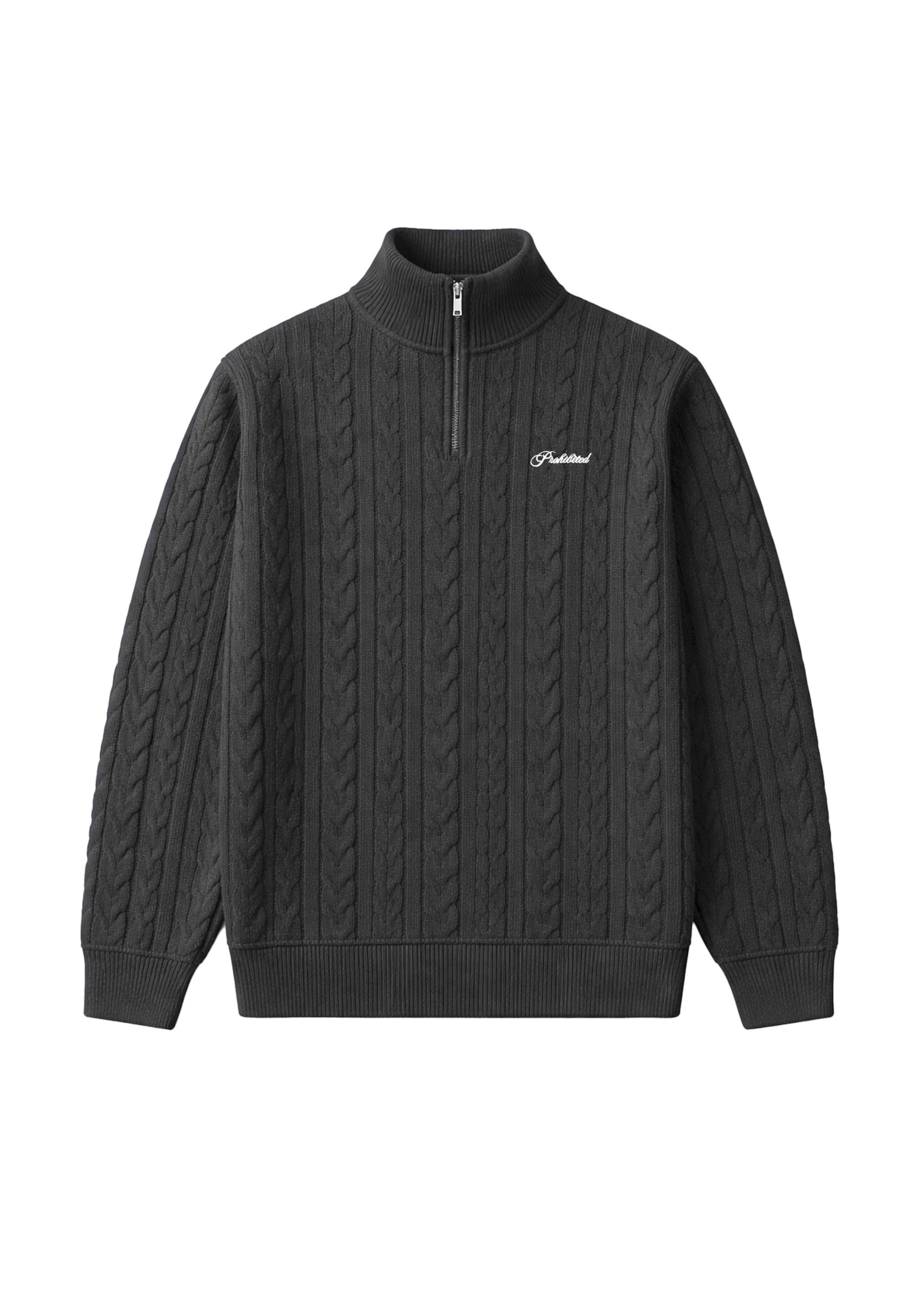 Prohibited Sweater in Grey: front