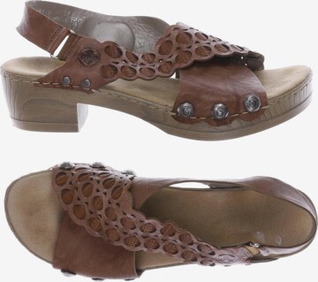 Rieker Sandals & High-Heeled Sandals in 41 in Brown: front