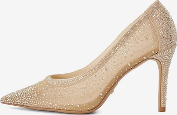 Dune LONDON Pumps in Goud: voorkant