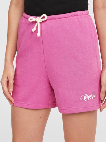 Regular Pantaloni 'Essentials' de la O'NEILL pe roz