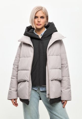 CESARE GASPARI Mantel in Beige: Vorderseite