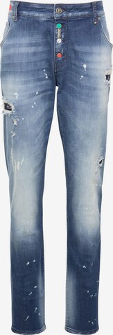 Carlo Colucci Regular Jeans 'Cebanu' in Blue: front
