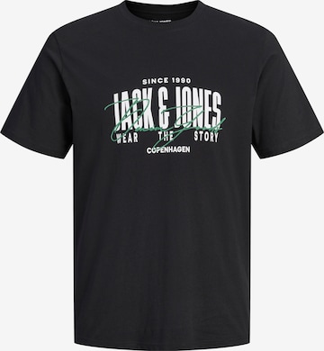Jack & Jones Junior Shirt 'JJAERO' in Zwart: voorkant