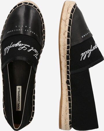 Karl Lagerfeld Espadryle 'KAMINI' w kolorze czarny