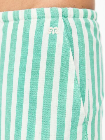 Loosefit Pantalon Pull&Bear en vert