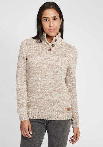 Pull-over 'Philicita' Oxmo en beige : devant