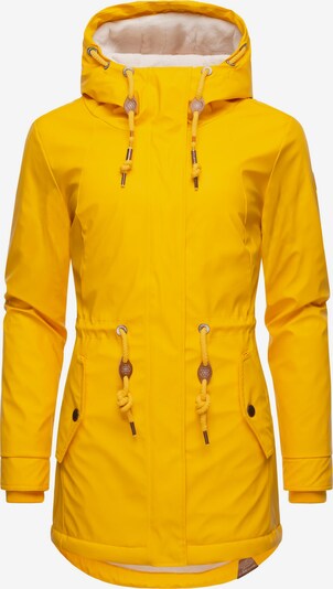 Ragwear Weatherproof jacket 'Monadis Rainy' in Brown / Yellow / White, Item view