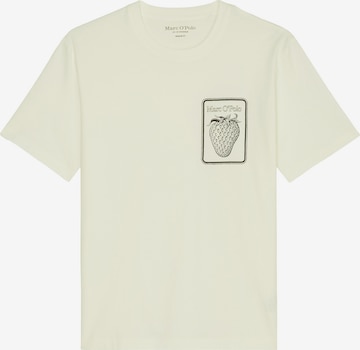 T-Shirt Marc O'Polo en beige : devant