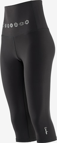 Skinny Pantalon de sport 'Hwl212C' Winshape en noir