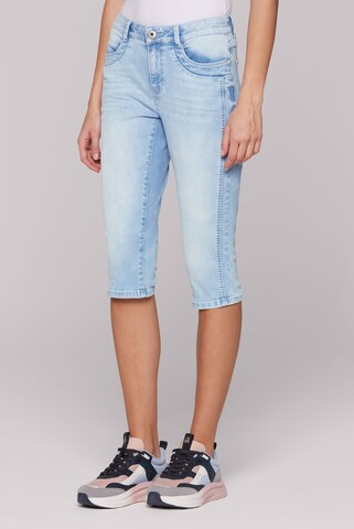 Soccx Regular Jeans in Blue: front
